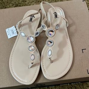 Jeweled sandal
